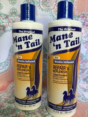 2 bottles Mane 'n Tail Repair 'n Replenish Conditioner